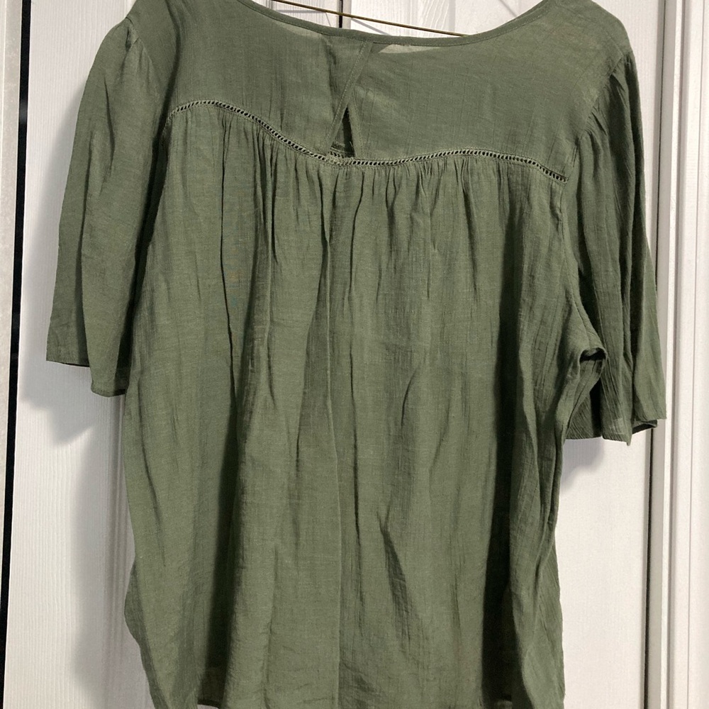Nanette Lepore Sage Green Blouse